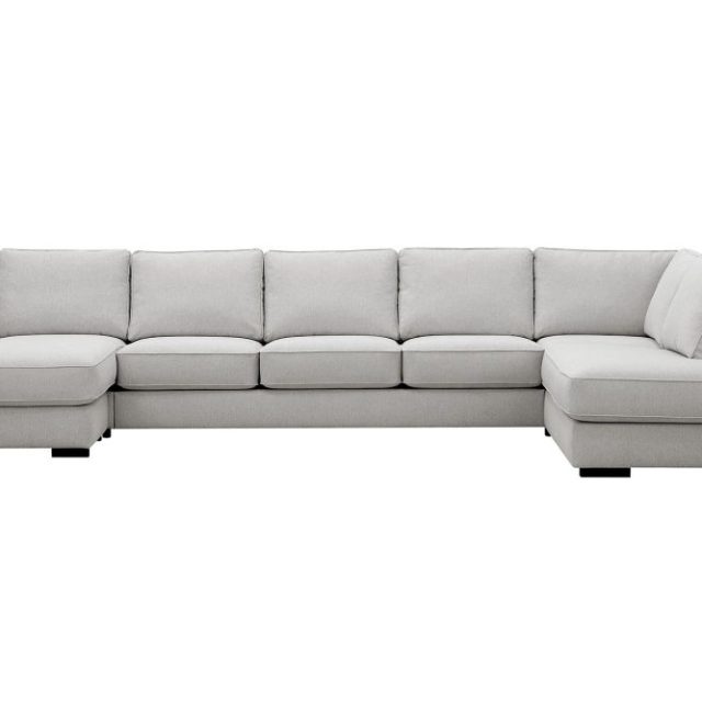 Optus 6-sits U-soffa med Divan och schäslong vänster