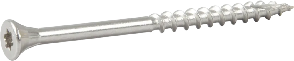 ESSVE 537565 Fasadskruv 4,4x65 mm, rostfri/syrafast A4, band. Blank, 250-pack