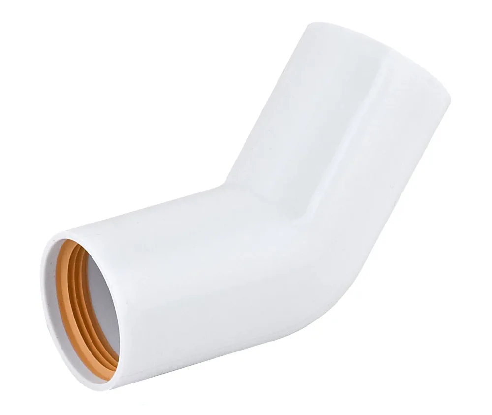 Faluplast 2316108 Böj 45°, med gummitätning 40 mm - Bild 2