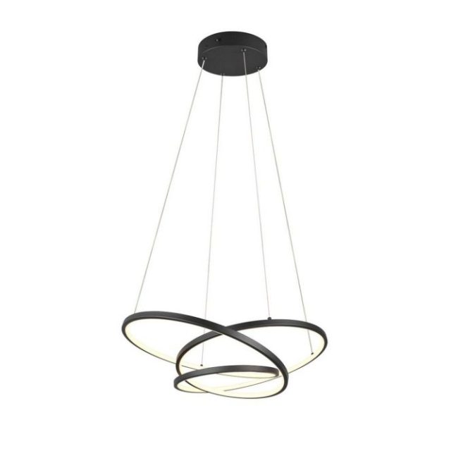 Pendel TRIO Darvin 64 cm, Mattsvart