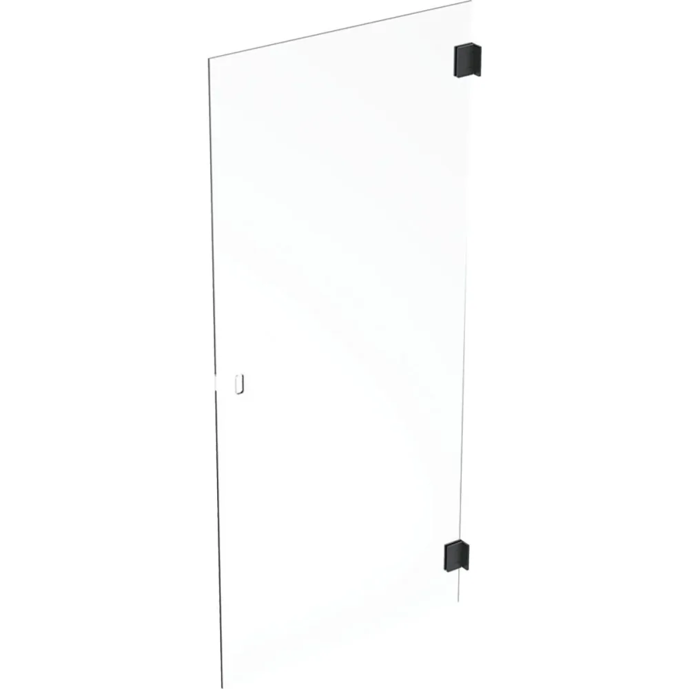 Contura Showerama Art Duschdörr rak, klarglas/matt svart 800 mm