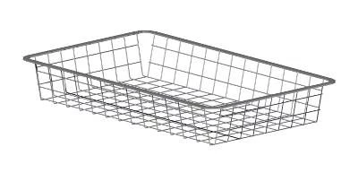 Trådback Silver, 527x527x85mm