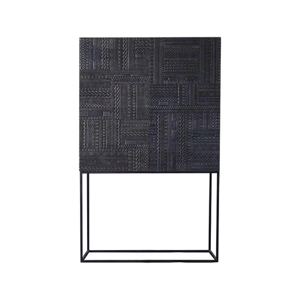 Ancestors Tabwa skåp, Teak 2 dörrar-2 lådor 100x160