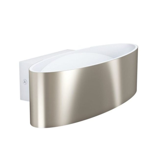 Vägglampa Eglo Maccacari Nickel-Matt/Vit