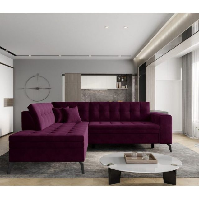 Vargvik 3-sits Soffa med Schäslong Vänster