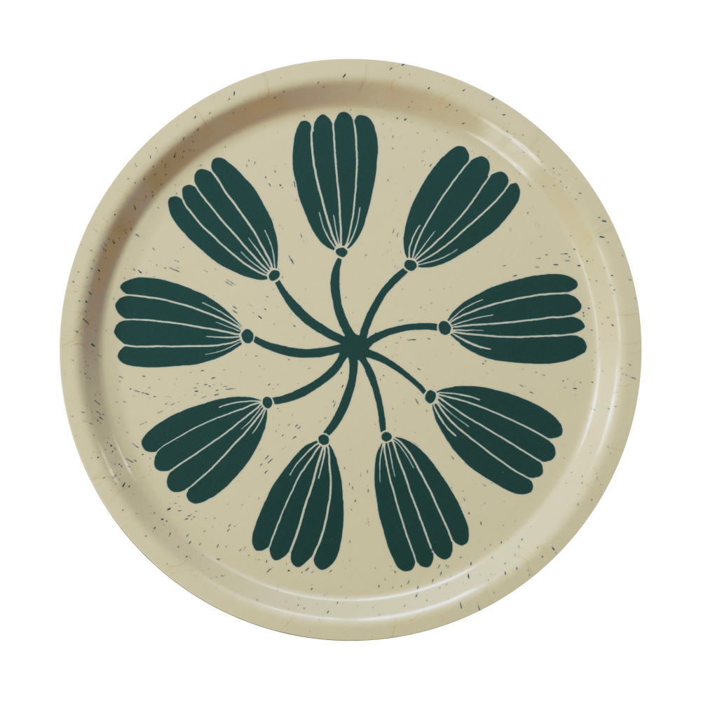 Krans bricka Ø31 cm, Yellow-green