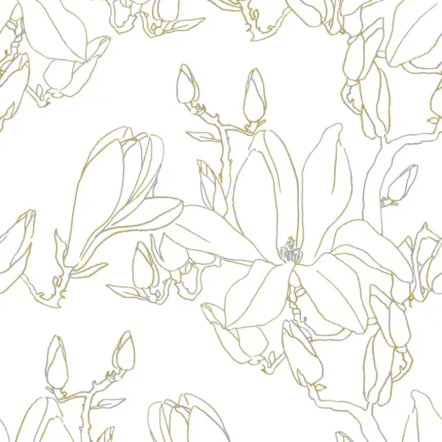 Casadeco - So White 4 Magnolia Jaune So White 4