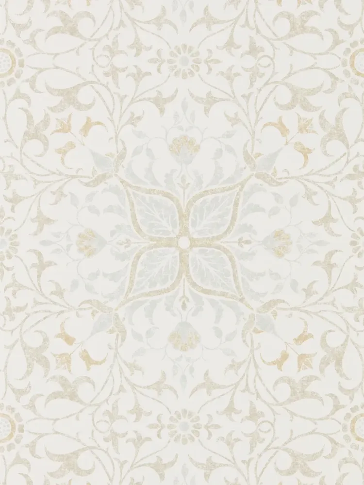 Morris & Co - Pure Net Ceiling Cream/Eg Morris Pure Wallpapers