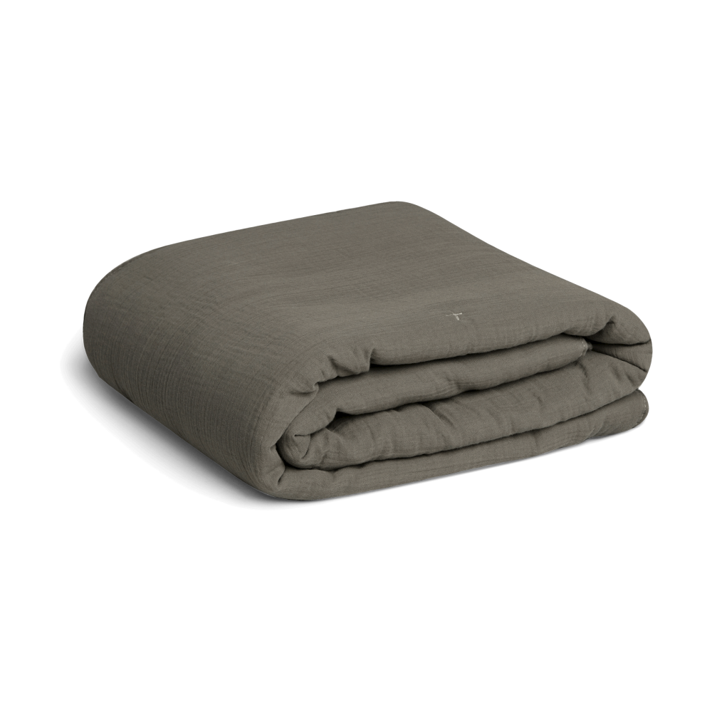 Geranium Muslin vadderad filt, 100x140 cm