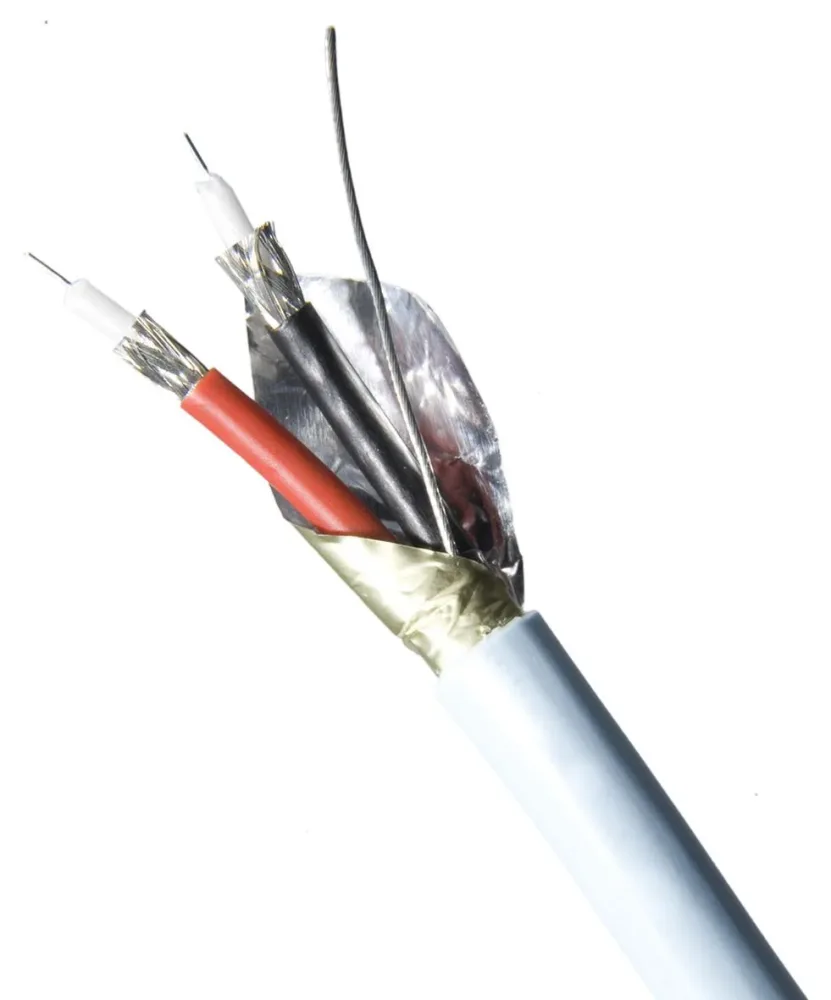 SUPRA 1001800356 Audiokabel 75 ohm 3x1x0.5 mm², 100 m
