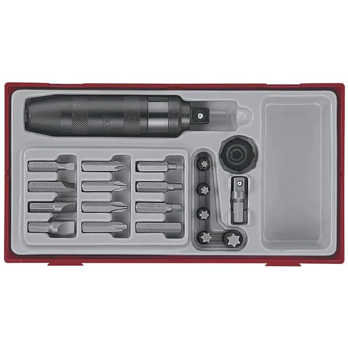 Teng Tools TTID20 Slagskruvmejselsats 20 delar