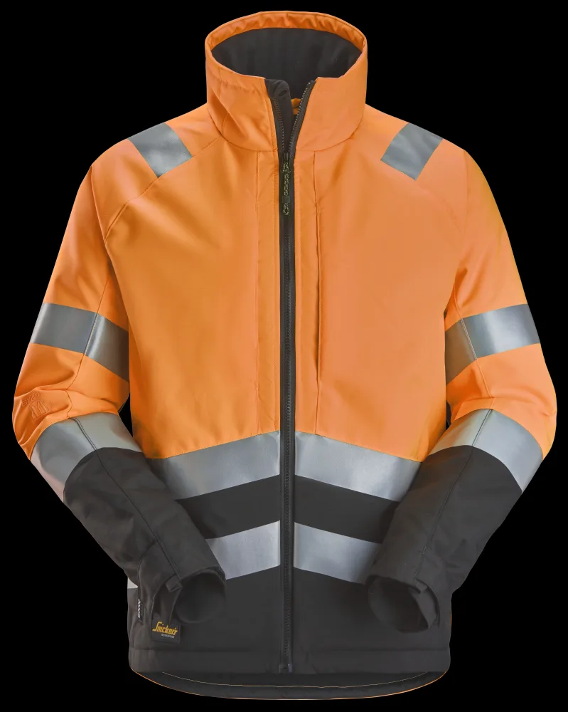 Snickers Workwear 1153-5504 Vinterjacka varsel, orange/svart S