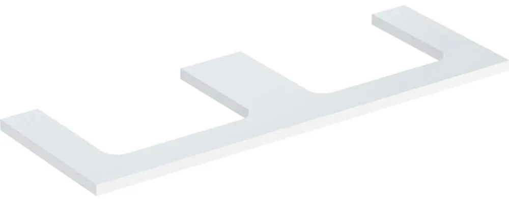 Geberit ONE 505.286.00.1 Bänkskiva 135 cm Vit, blank - Bild 2