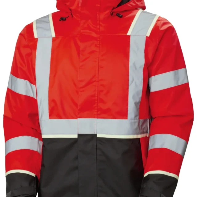 Helly Hansen Workwear UC-ME 71355_369 Vinterjacka varsel, gul/svart Varsel, Gul/Svart