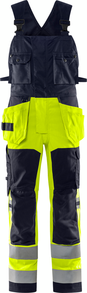 HÄNGSLEBYXA FLAM 1170 ATHF VARSELGUL/MARINBLÅ STL C64