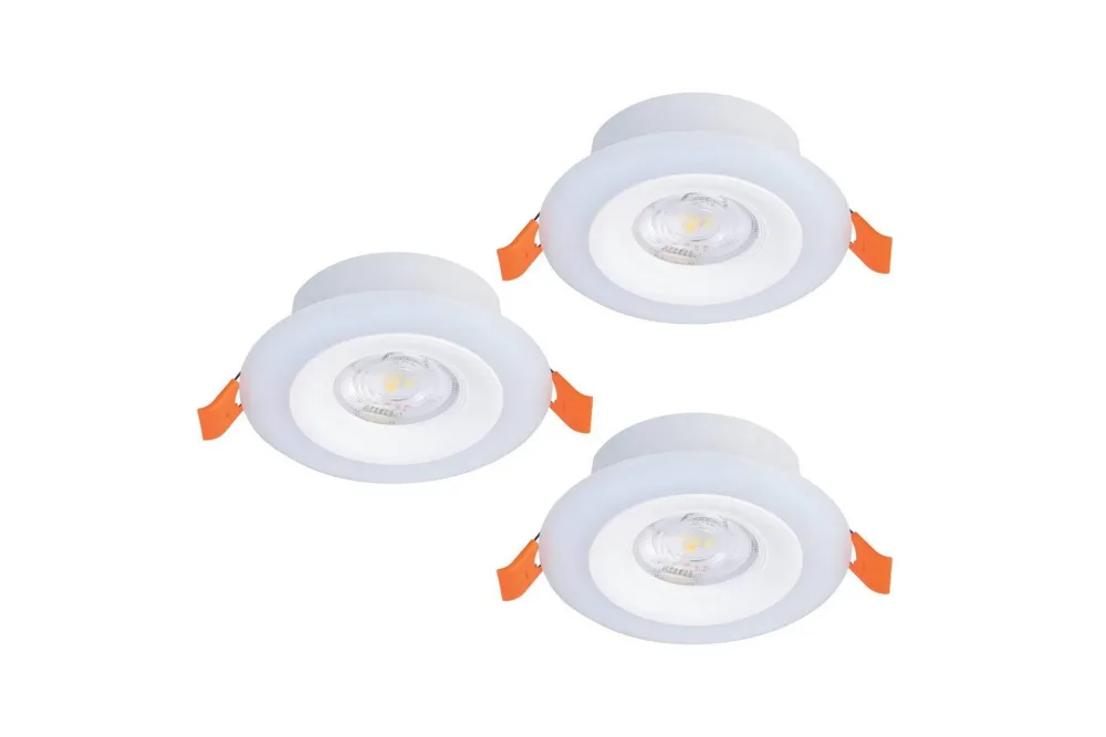 Infälld Lampa Eglo Calonge RGB 3 st Vit