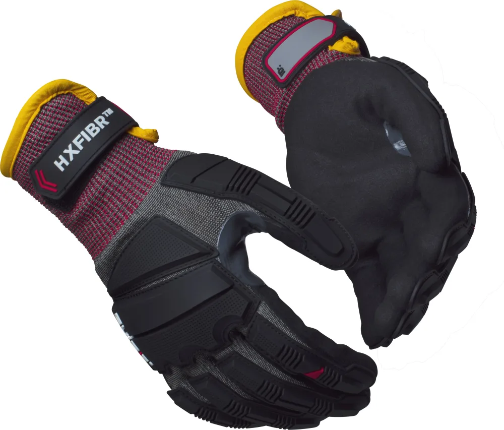 Guide Gloves 6608 Handske nitrildopp, skärskydd F, touch 8