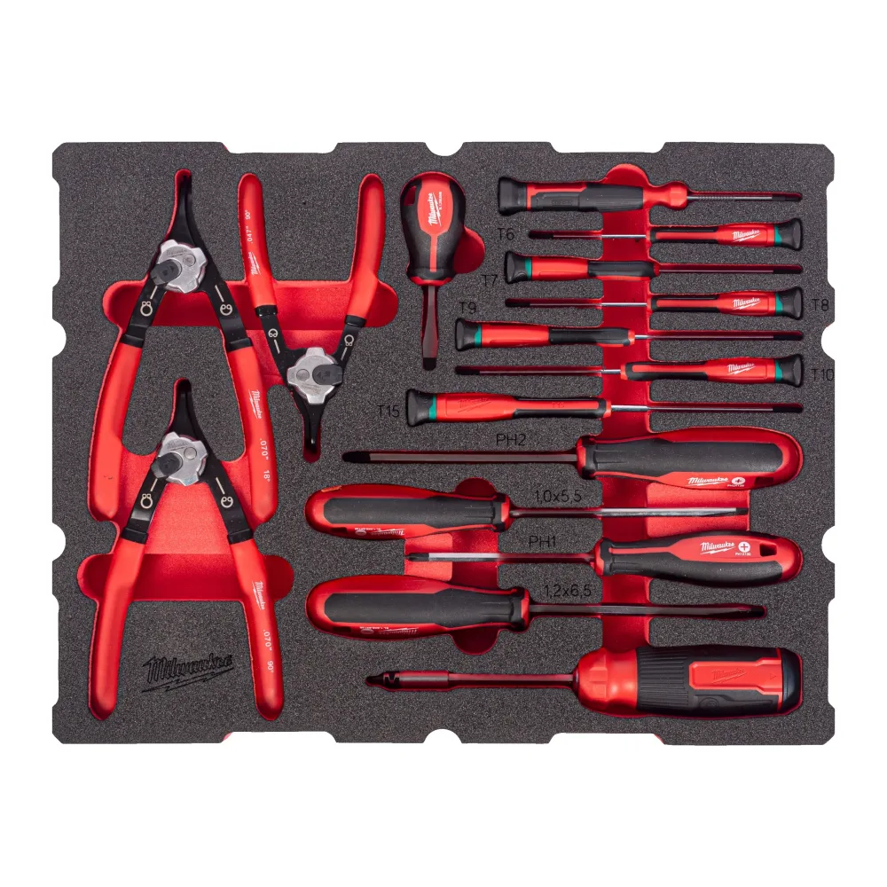 Milwaukee 4932501876 Skruvmejselsats 44 delar