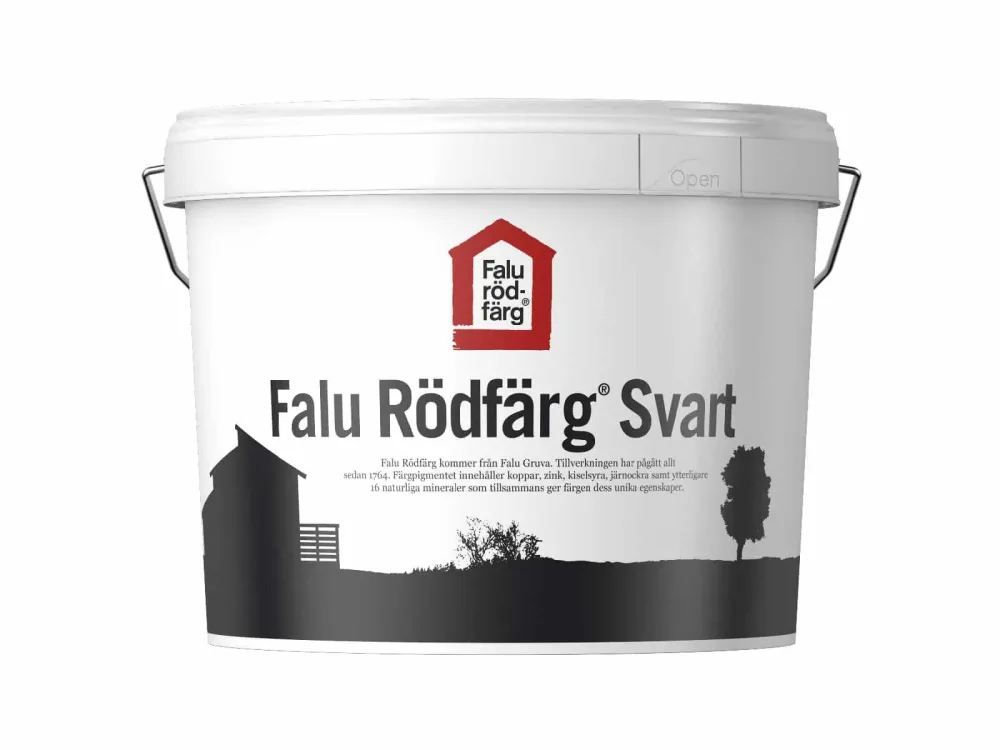 Falu Rödfärg Original Fasadfärg helmatt Grå - Bild 2