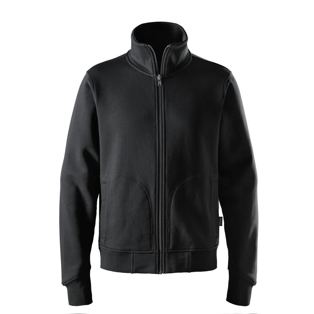 Snickers Workwear 2045 Sweatshirt gråmelerad, helzip, kraftig Gråmelerad