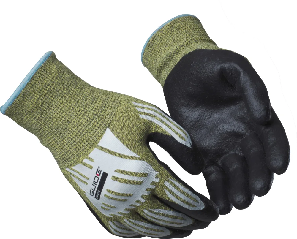 Guide Gloves 7506 Handske nitrildopp, ljusbåge, kontaktvärme 7