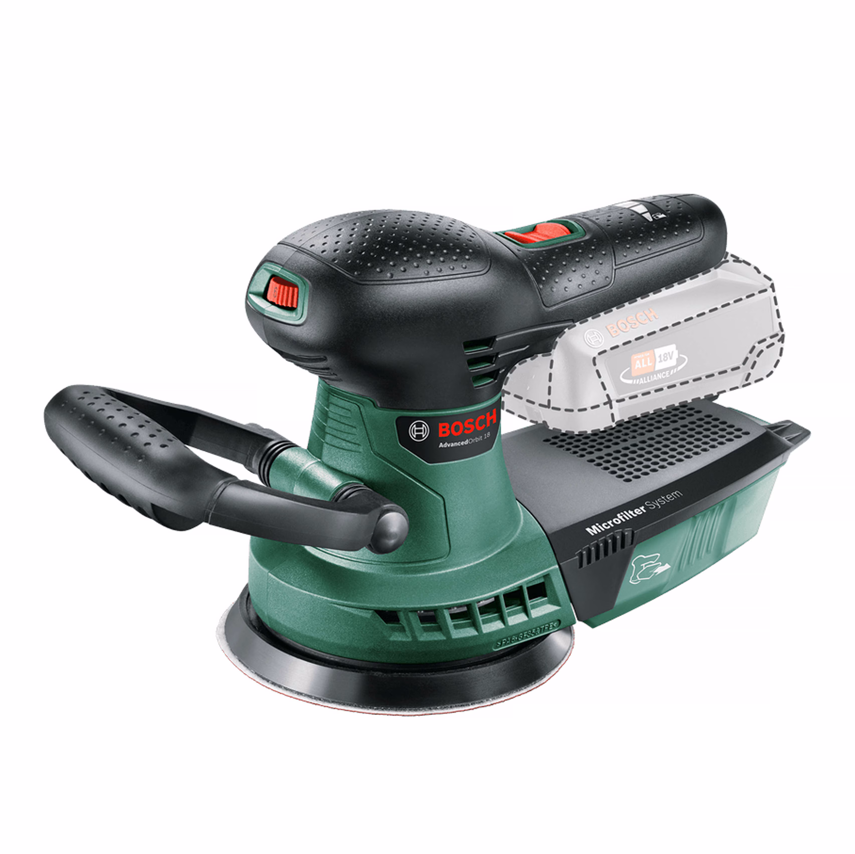 Kjøp Bosch DIY Eksentersliper, Advanced Orbit 18, uten batteri og lader