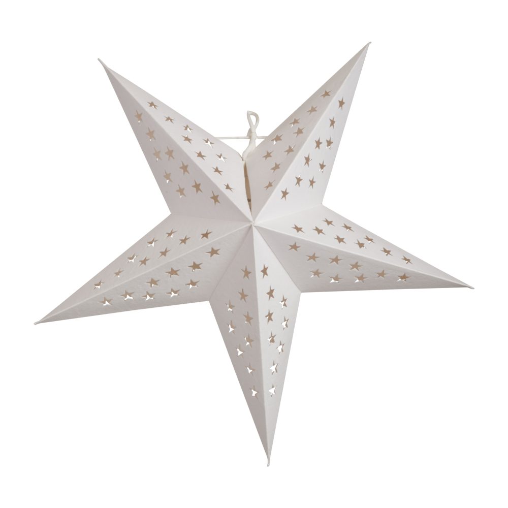 Beata adventsstjärna Ø44 cm, Vit