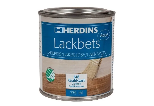 Herdins AQUA Lackbets 618 Grafitsvart