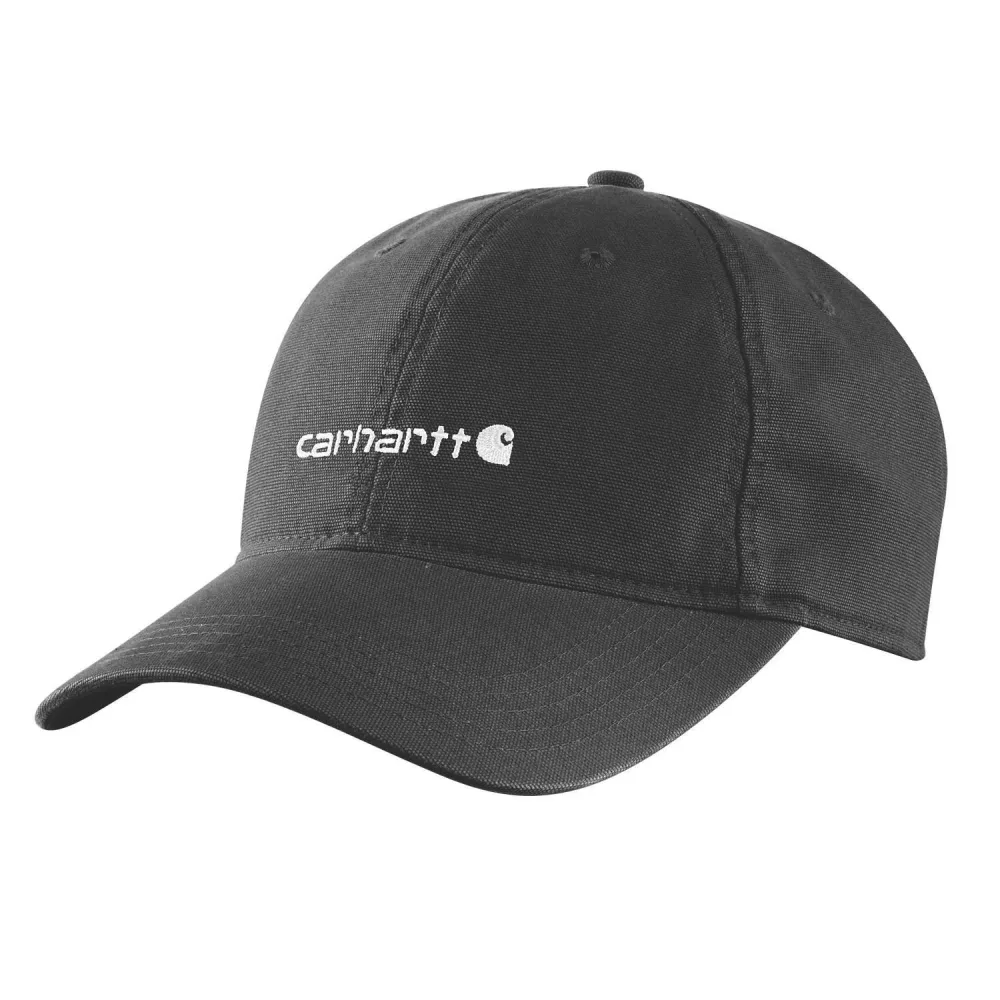 Carhartt Canvas Embroidered Graphic Cap Keps Svart
