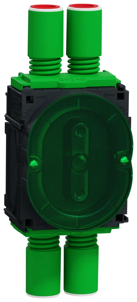 Schneider Electric IMT80265 Apparatdosa 13 mm, 4-stuts För dubbel apparatdosa