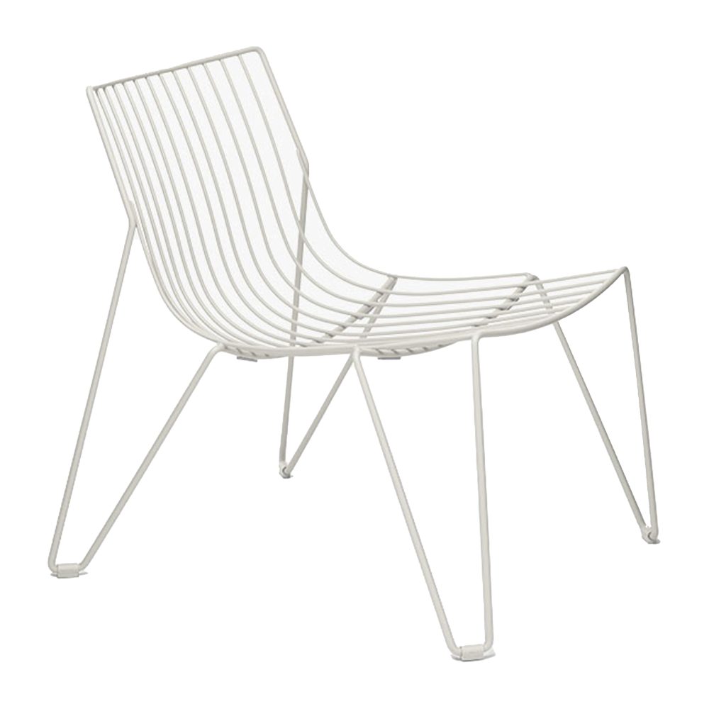 Tio easy chair loungestol, White