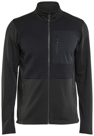TRÖJA BLÅKLÄDER FULL ZIP SVART M