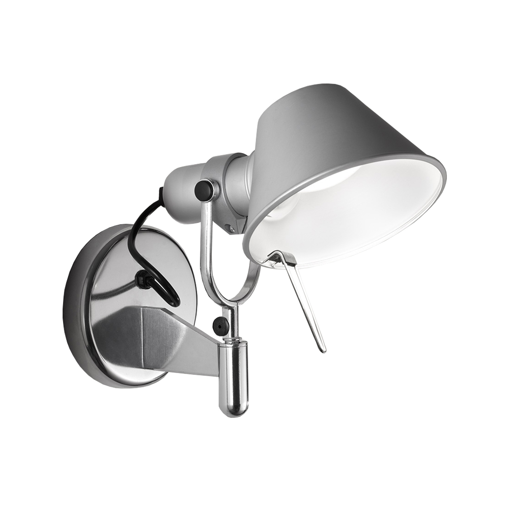 Tolomeo Faretto vägglampa, Aluminium (utan på/avknapp)