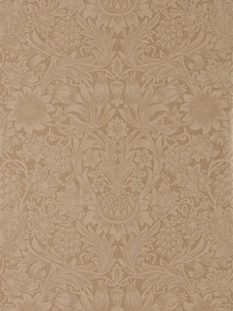 Morris & Co - Pure Sunflower Copper/Rus Morris Pure Wallpapers