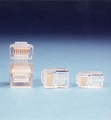 Intronics TD108 Modularkontakt RJ45, UTP, 8/8, för flatkabel, 25-pack