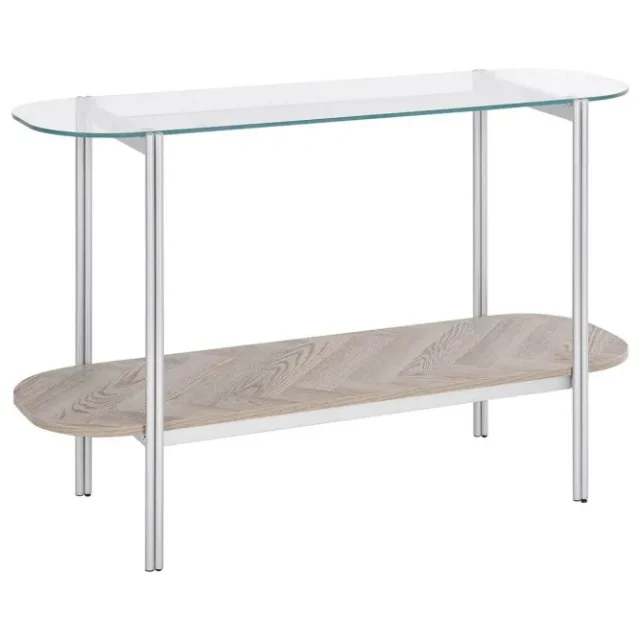 Konsolbord Lovell Silver, ljust trä