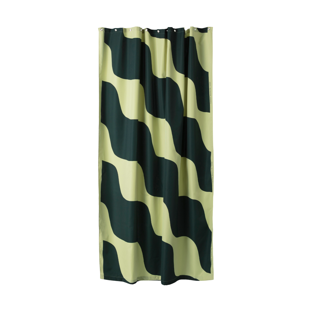 Taifuuni duschdraperi 180x200 cm, Pear-dark green