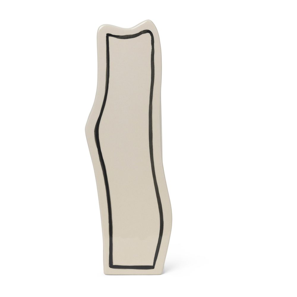 Paste vas slim 35 cm, Off-white