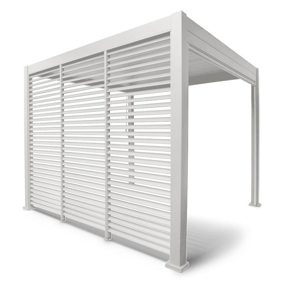 Lamellvägg för gazebo Mirador-111 93 cm