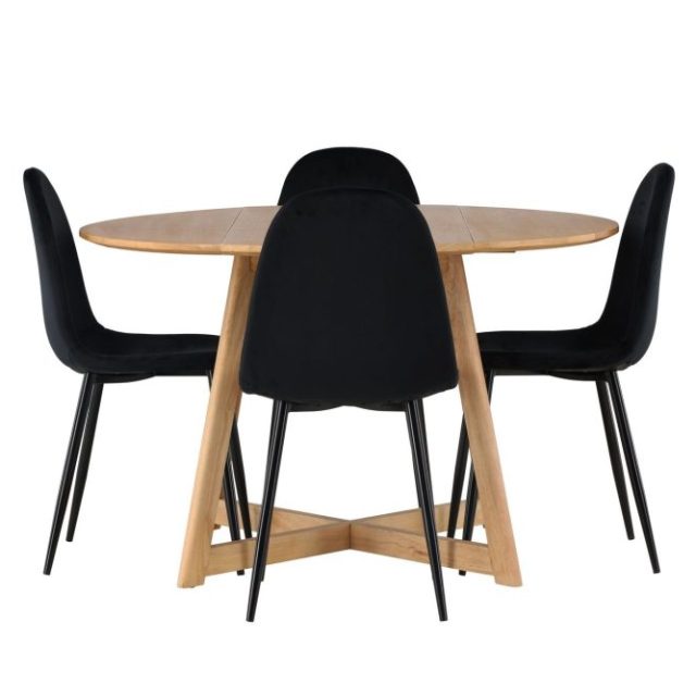Yakidon Matgrupp 120 cm Rund med 4 Polar stolar