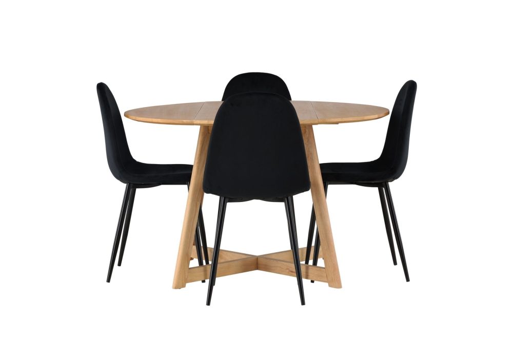 Yakidon Matgrupp 120 cm Rund med 4 Polar stolar