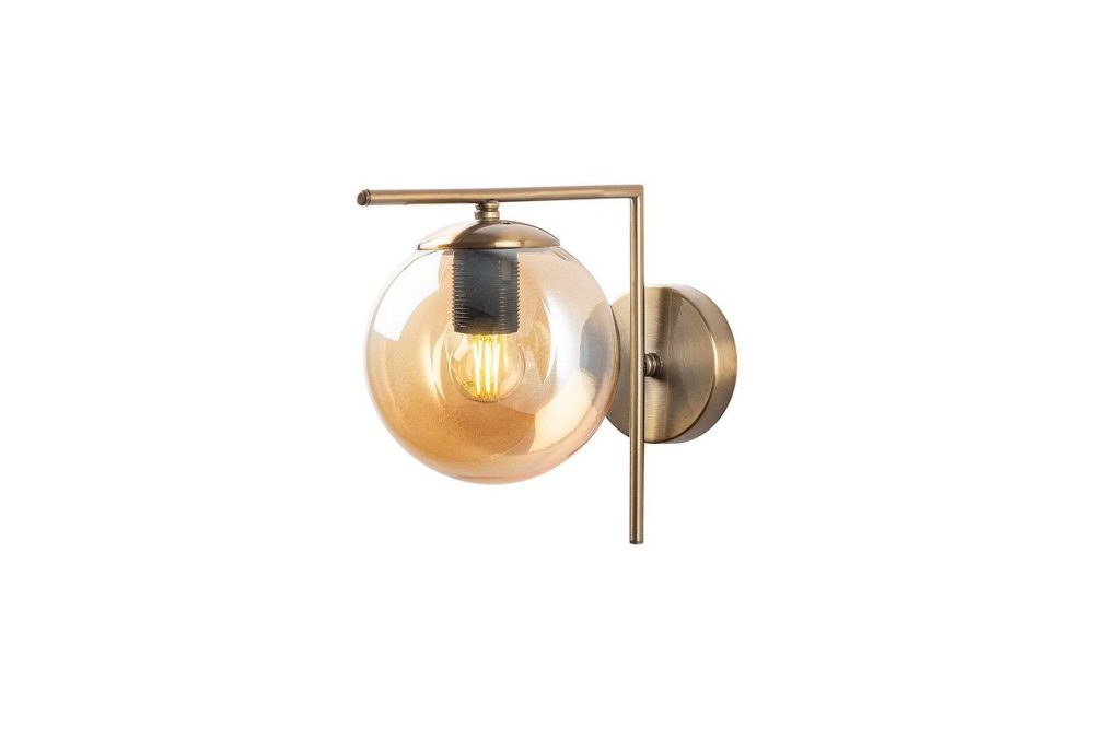 Vägglampa Olan Antik Transparent