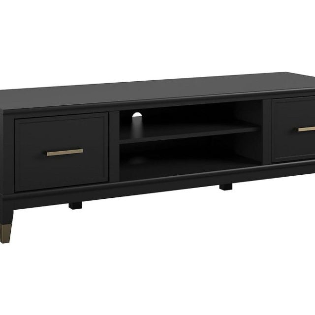 Westerleigh TV-bänk 152x50 cm Svart