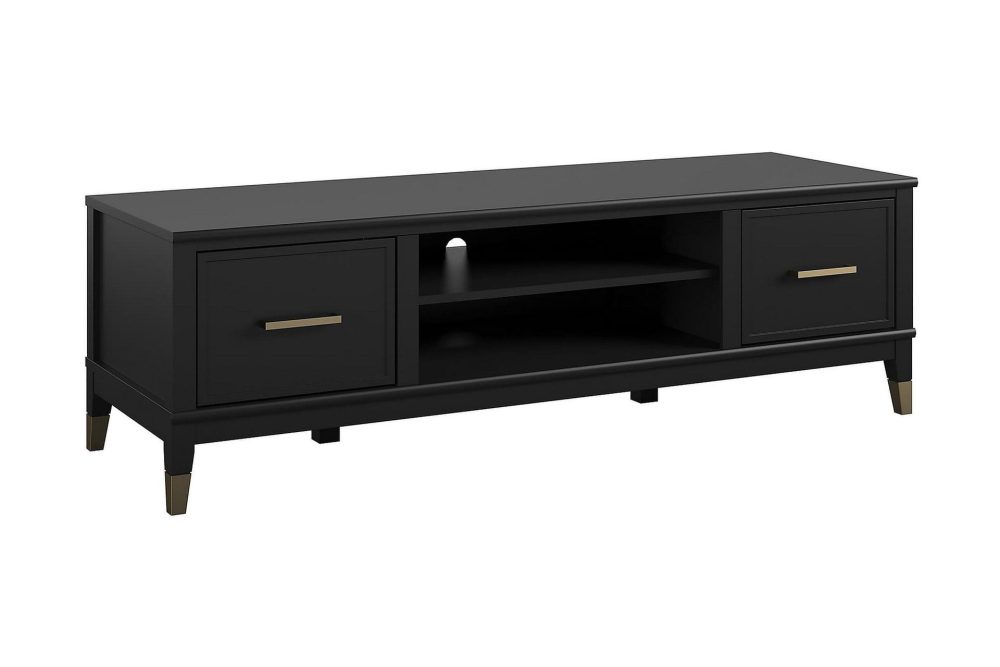 Westerleigh TV-bänk 152x50 cm Svart