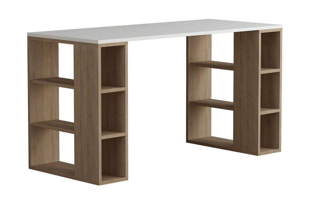 Colmaron Skrivbord 140 cm med Förvaring Hyllor