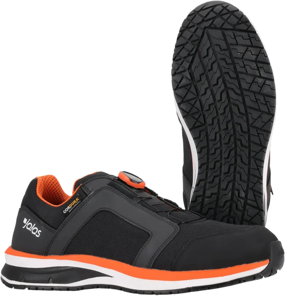 Jalas Tempus 5725 Skyddssko lätt och vattenavvisande, svart/orange 47