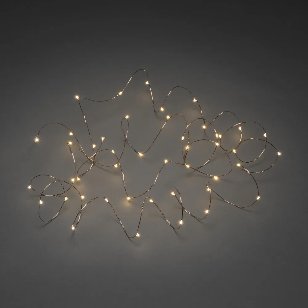 Konstsmide 6588-876 Ljusslinga micro-LED, app, kopparfärgad kabel 19.9 m - Bild 2
