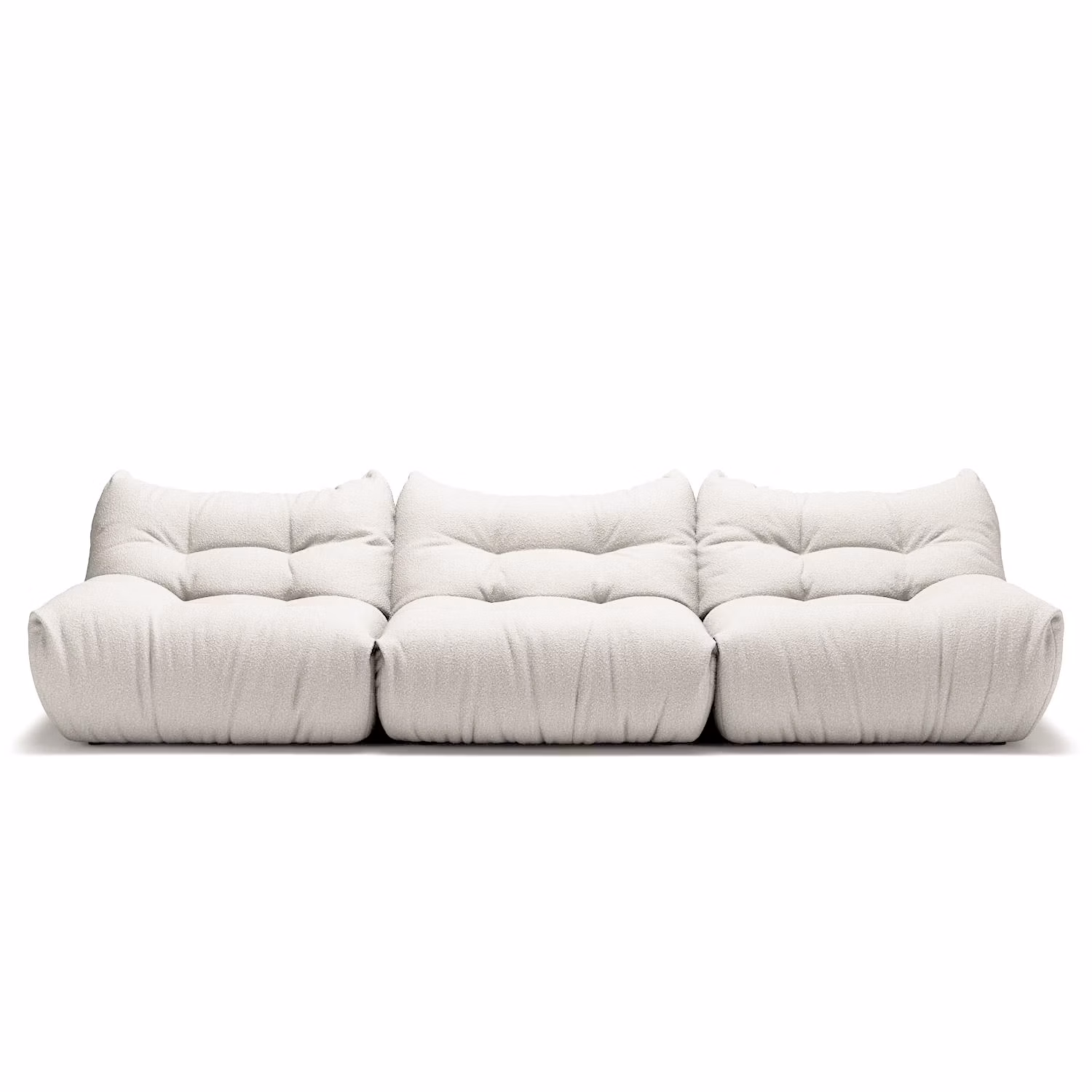 MONO 3-Sitssoffa, Steam White