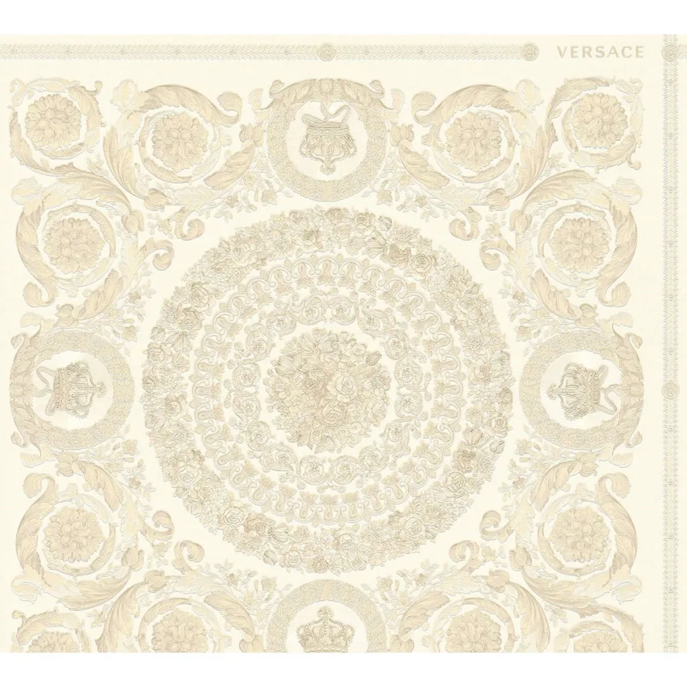 Versace IV 37055-1 Beige Tapet | Stuvbutiken
