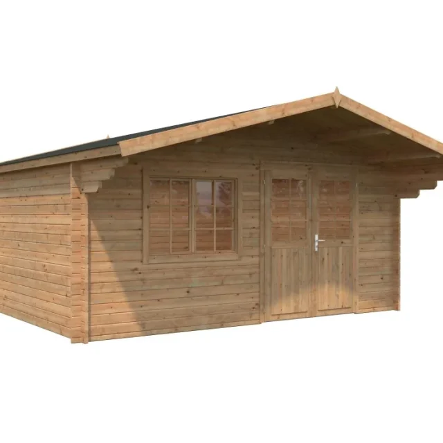 Palmako Britta Stuga 20,4/inv. 19,7 m², utan golv, brun, impr.